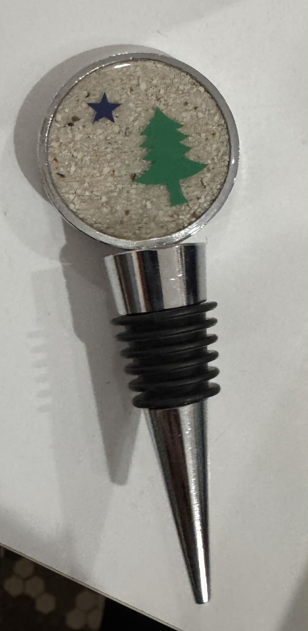 Maine Shellware Wine Stopper