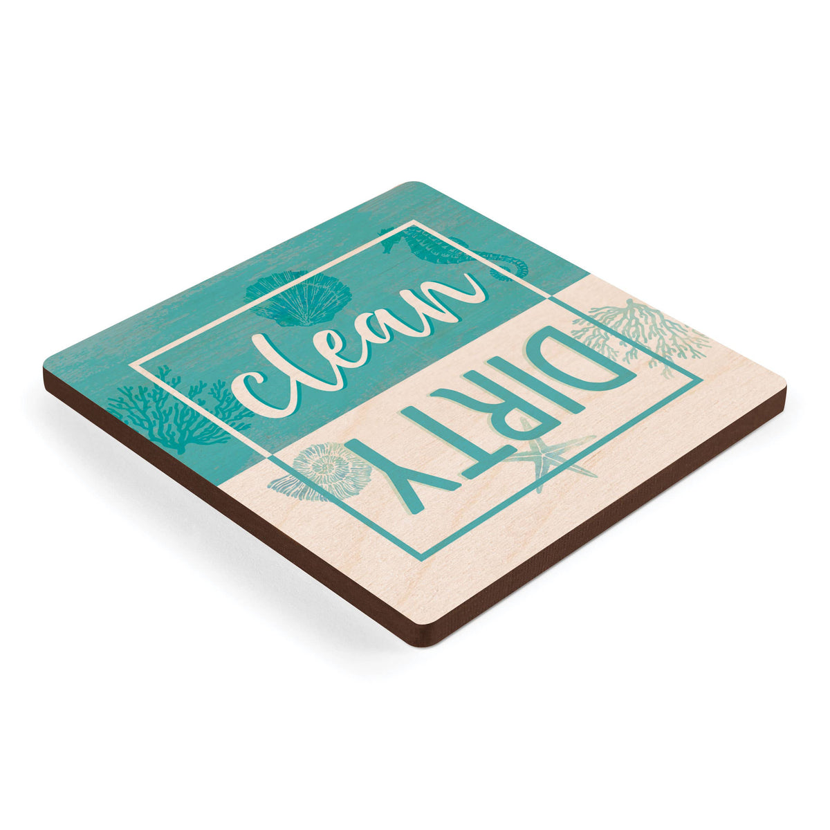 Clean/Dirty Maple Veneer Magnet