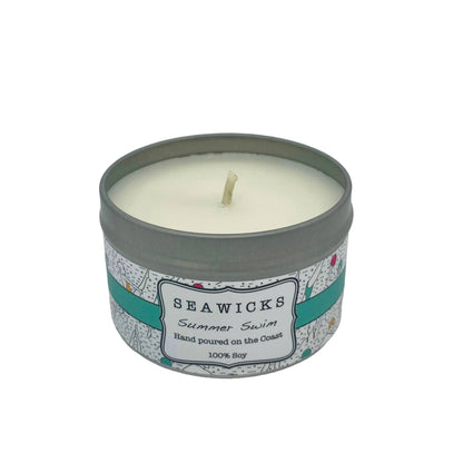 Summer Swim 100% Soy Large Travel Tin