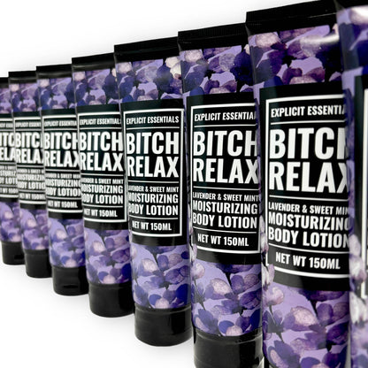 Bitch Relax Lotion, Lavender Lotion, Hand and Body Lotion