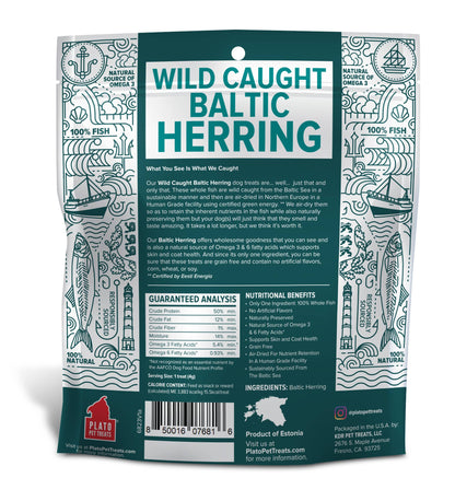 Plato Pet Treats Baltic Herring 3oz