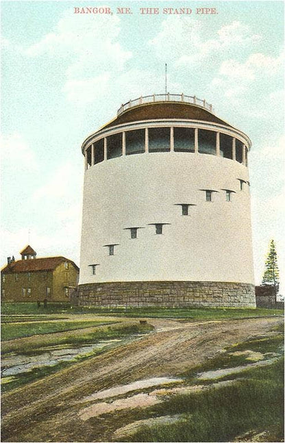 Postcard ME- Standpipe, Bangor