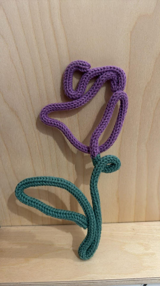 Made in Maine Cord Knitted Flowers