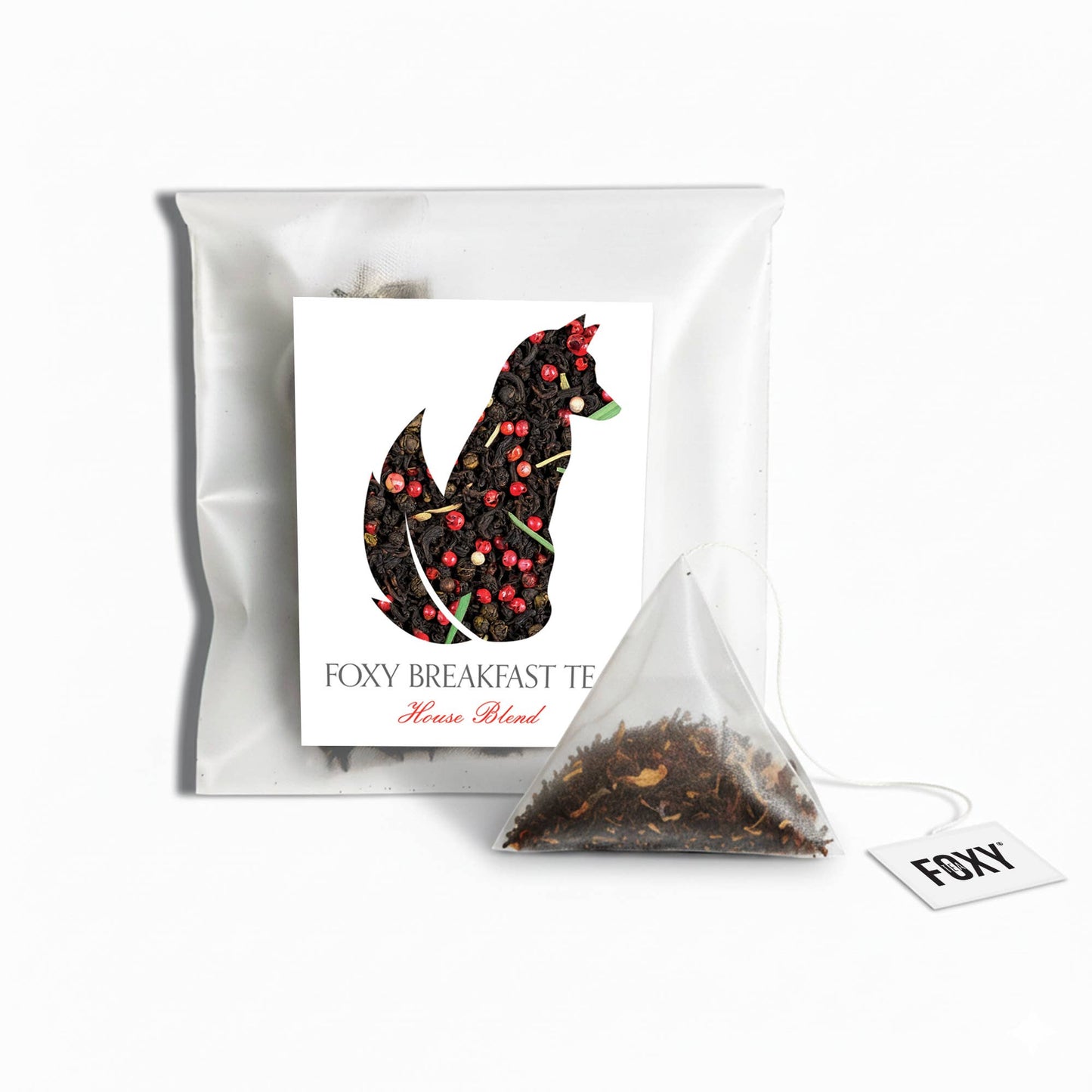 Single Serve Hand-Packed Loose Leaf Tea Pyramid