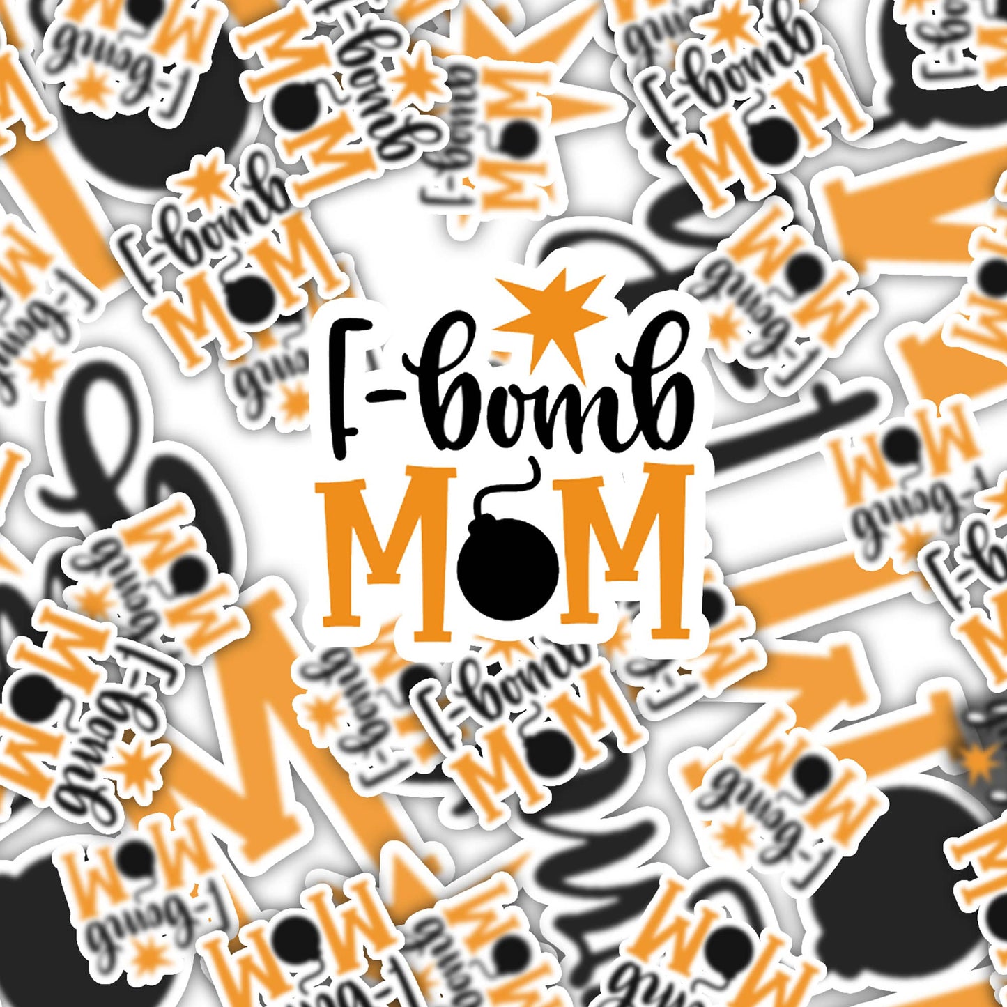 F-Bomb Mom Funny Sticker