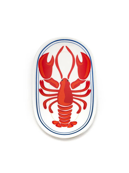Ceramic Trinket & Jewelry Tray / Dish - Red Lobster