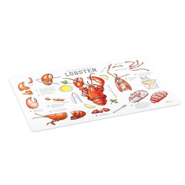 How to Eat a Lobster Placemat-13x18"L