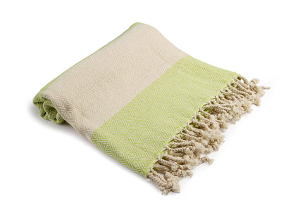 Aegean Concept Turkish Beach Towel, Quick-Dry, Baby Blue