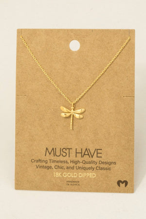 Must Have Dragonfly Necklace