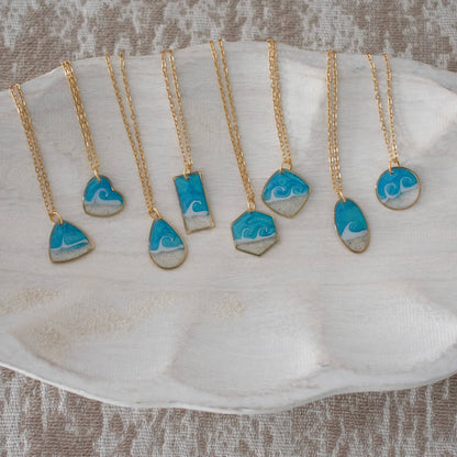 Custom  Gold Sand Necklaces