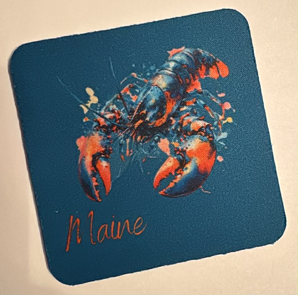 Maine Themed Neoprene Coasters