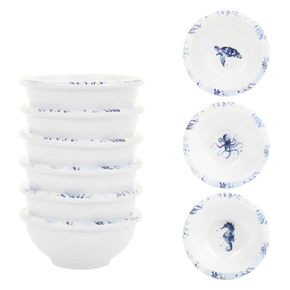 Indigo Blue Seas Life 3 3/8" Mini Bowl