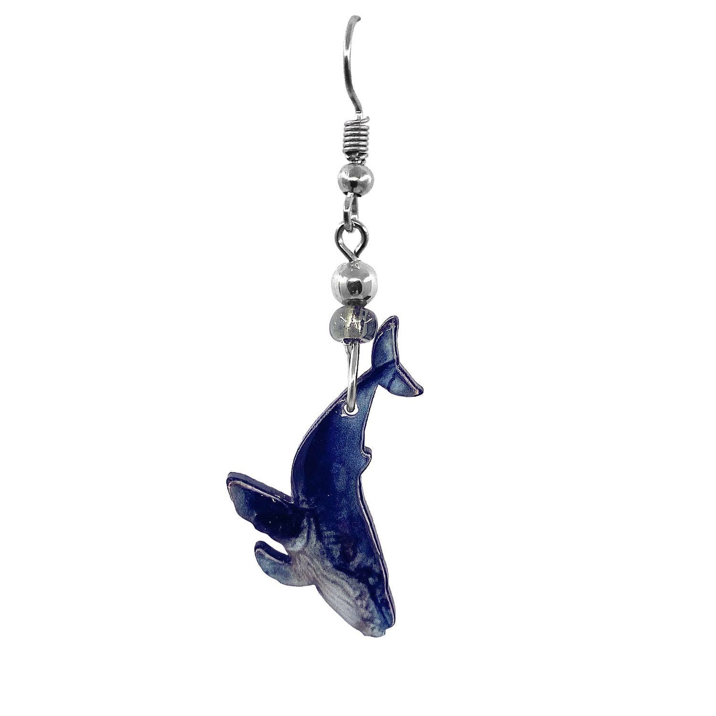 Acrylic Whale Sea Animal Dangle Earrings