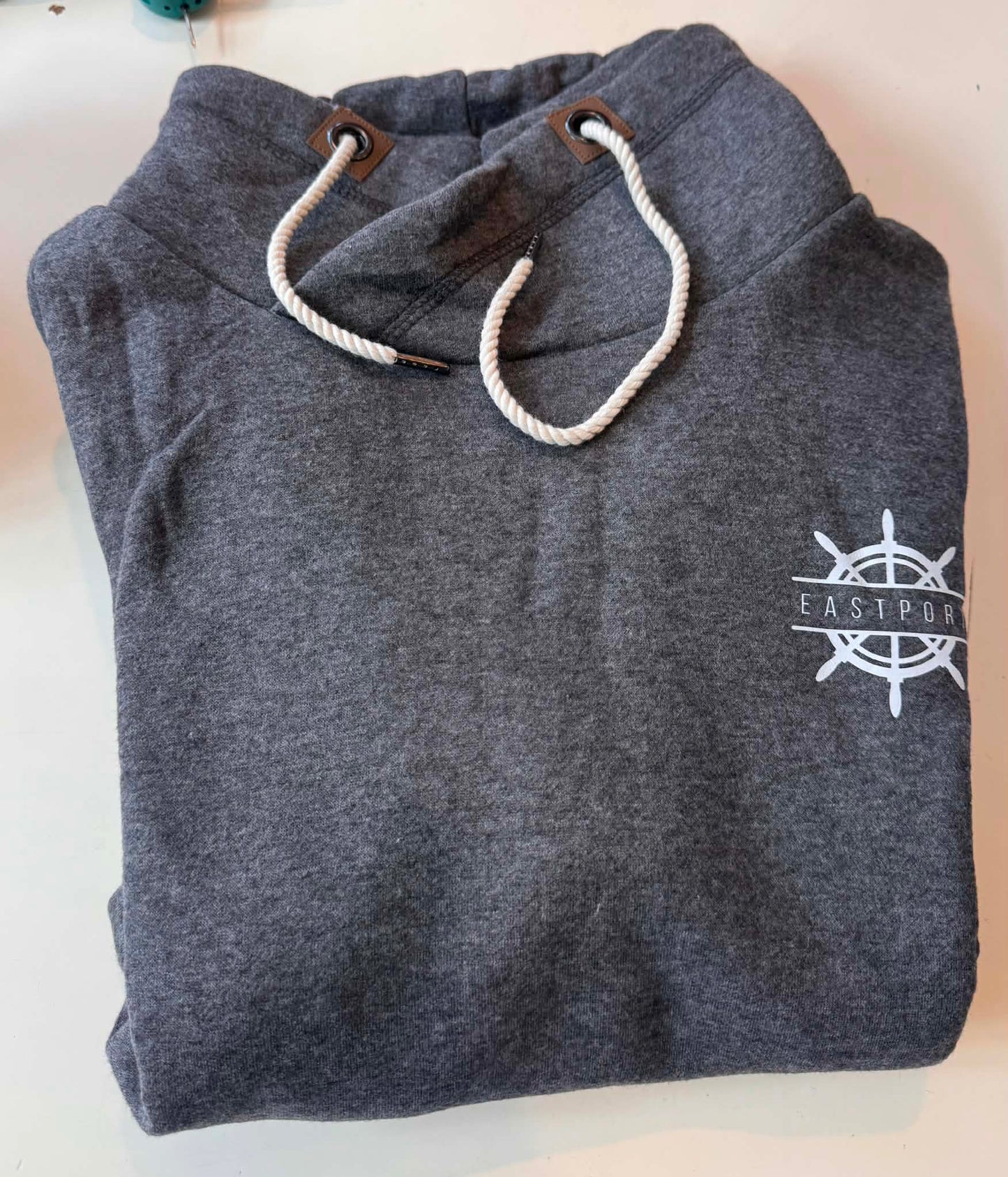 Cowl Neck Eastport Gray Sweatshirts