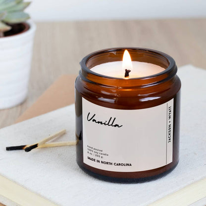 Vanilla - Organic Soy Candle - White Currant - Organic Soy Candle - Year Round