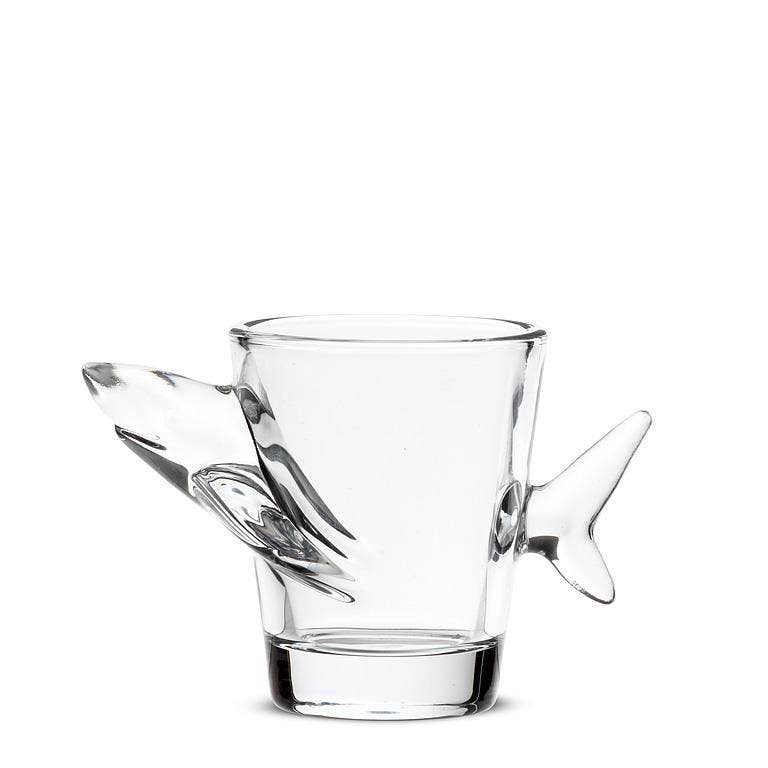 Shot Glass with Shark-3.5"L(2oz)