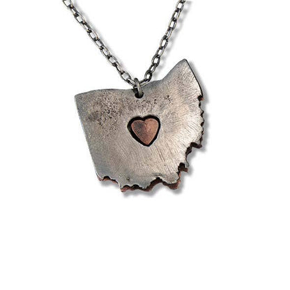 Home State Jewelry - Pewter State Necklace