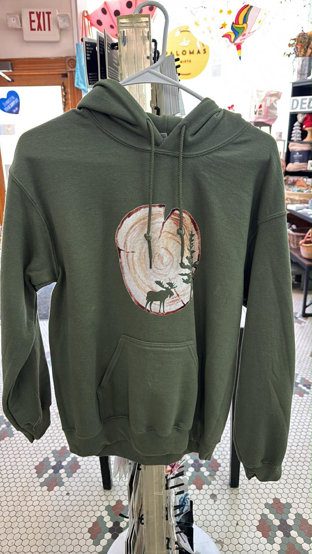 Moose Hoodie Sweatshirt