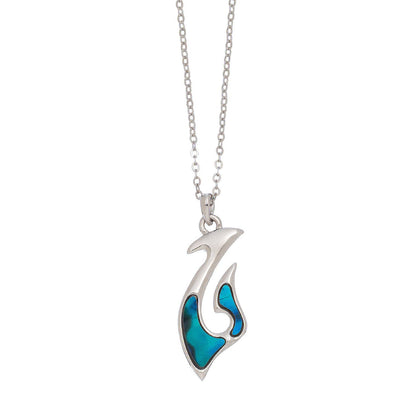 Abalone Shell Pendant Necklace Beach Jewelry