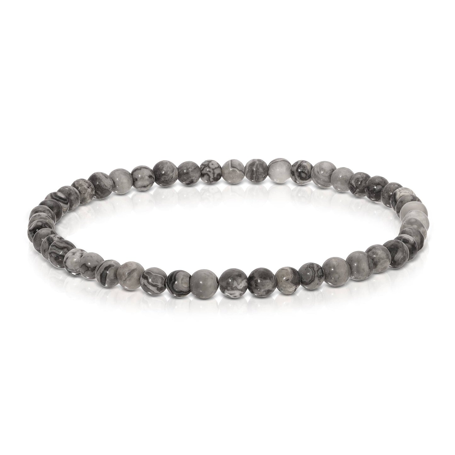 Mini Gemstone Beaded Stretch Bracelets