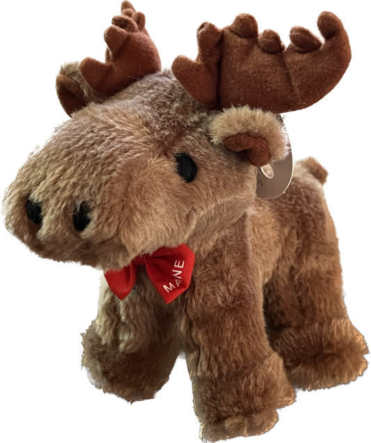 MAINE Plush Squeaky Moose Dog Toy