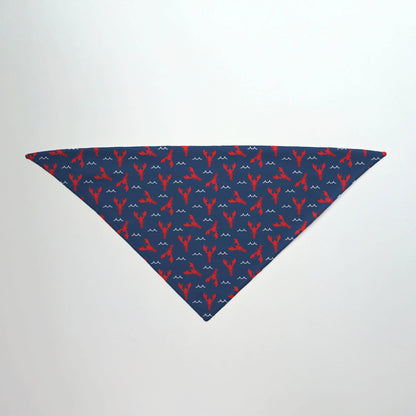 Lobster Reversible Dog Bandana