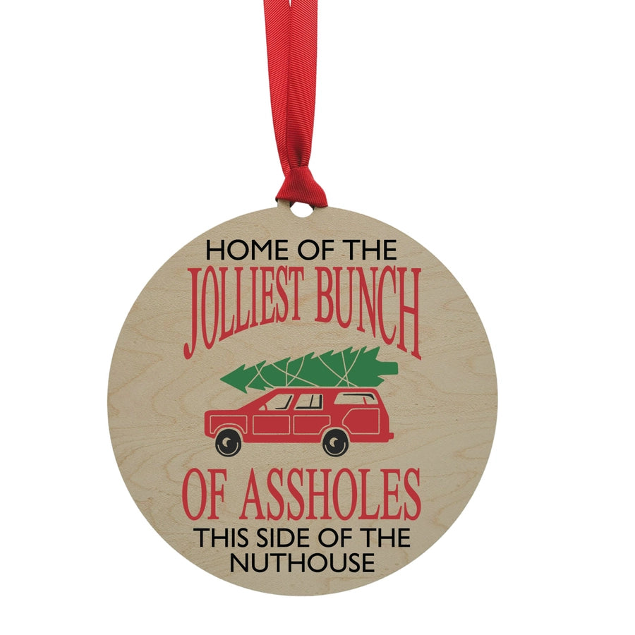 Jolliest Bunch Of Christmas Door Ornament