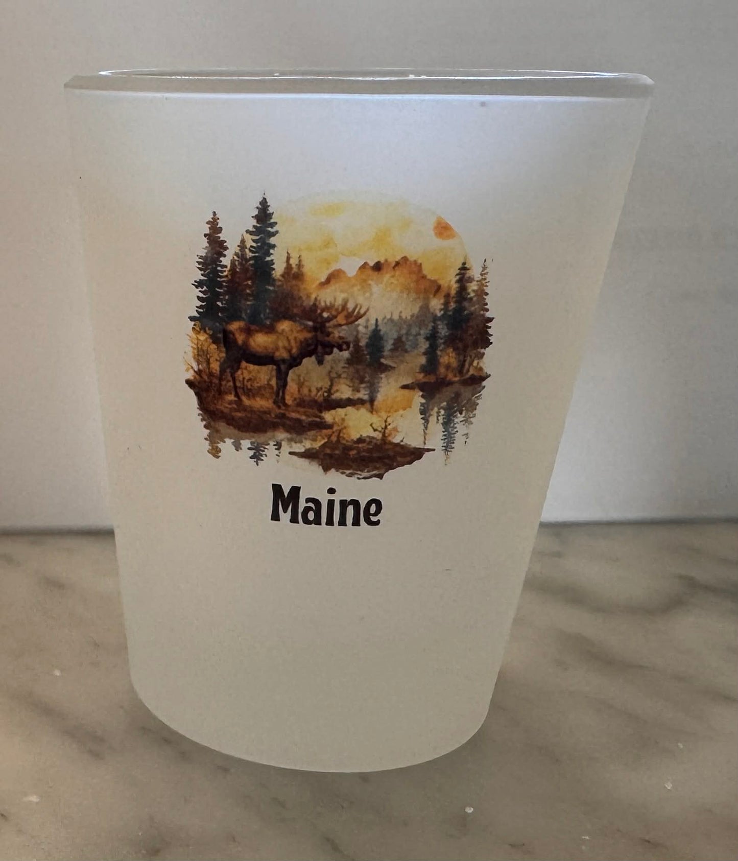 Maine Themed Shot Glasses