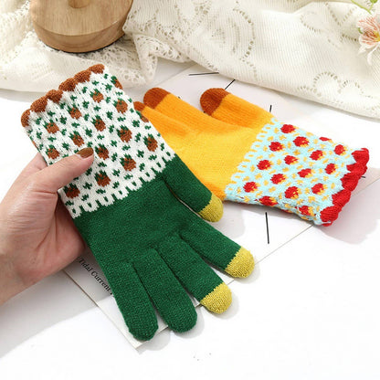 Cute Knit Gloves for Women  Touchscreen