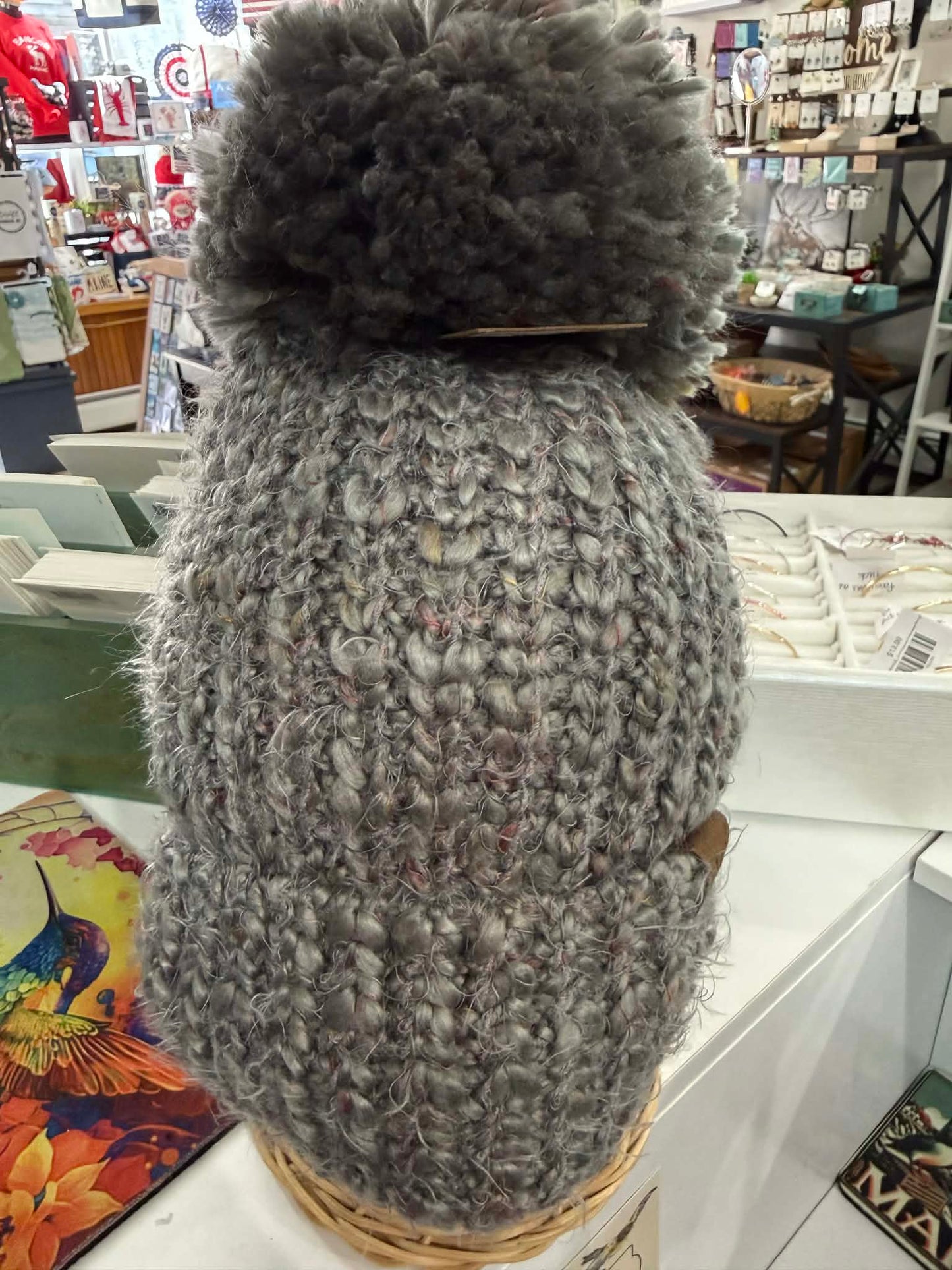 C.C Winter Hat with Oversized Pom
