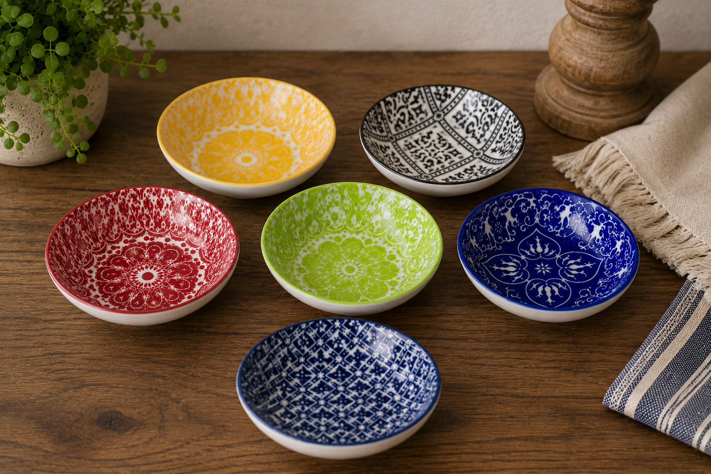 Mediterranean Collection Porcelain Dish
