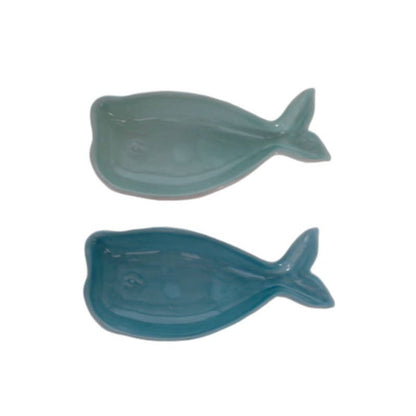 Ceramic Whale 6.25" Dish