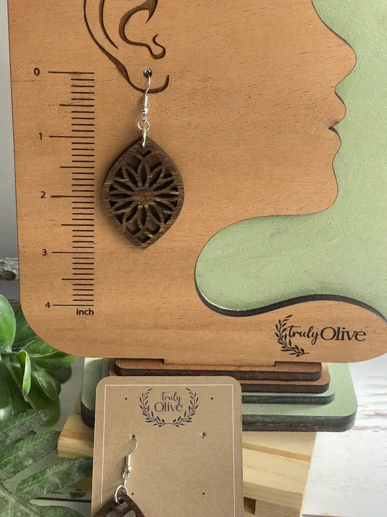 Bohemian Wooden Earrings