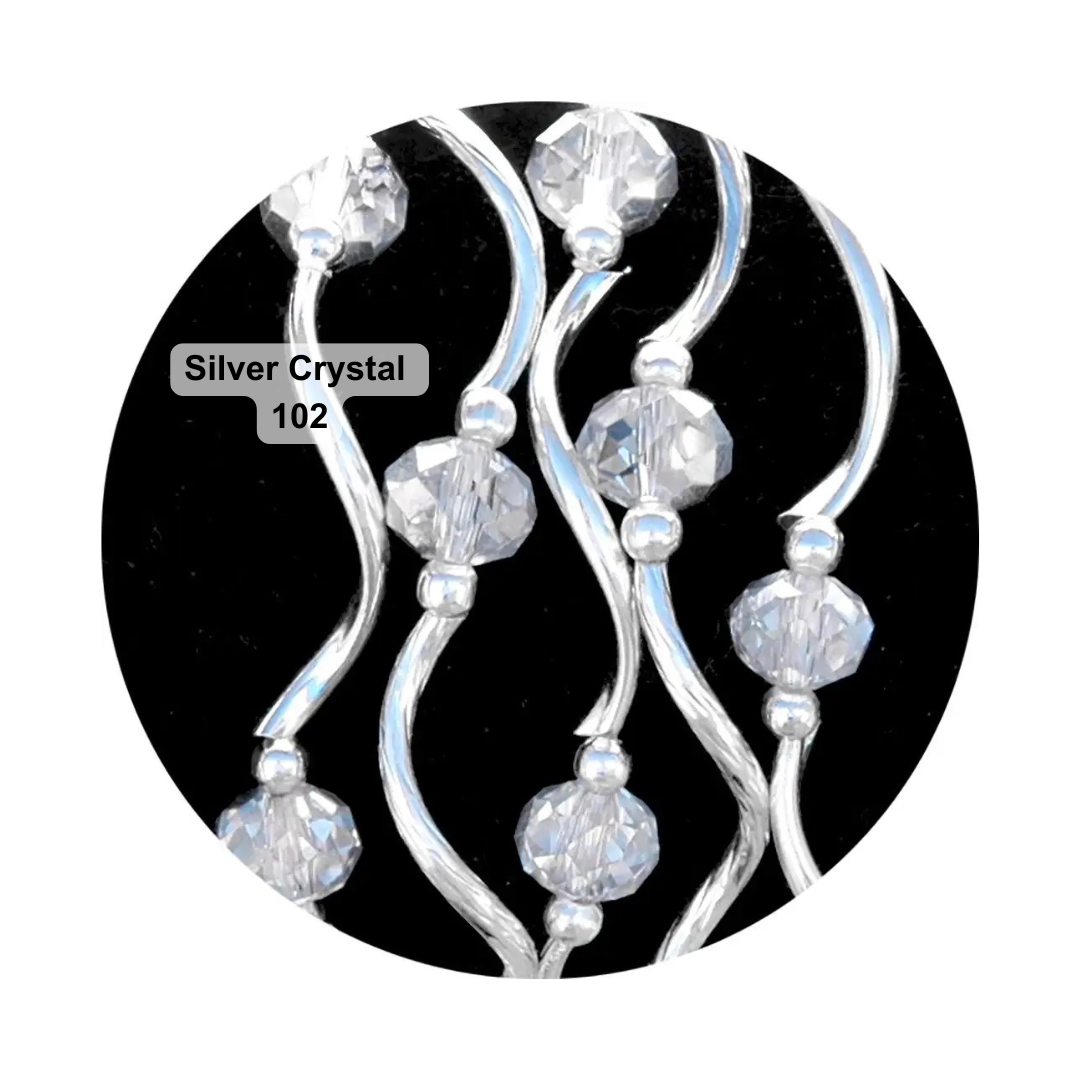 Classic Crystal Beaded Stretch Bracelets