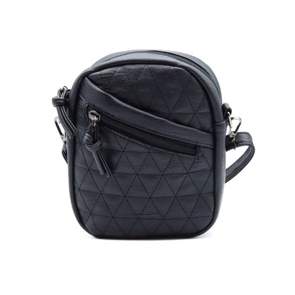 Vegan Leather Mini Quilt Crossbody bag
