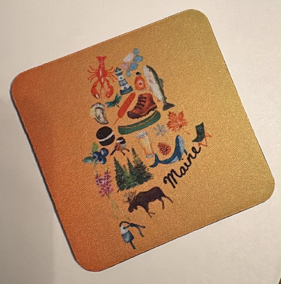 Maine Themed Neoprene Coasters