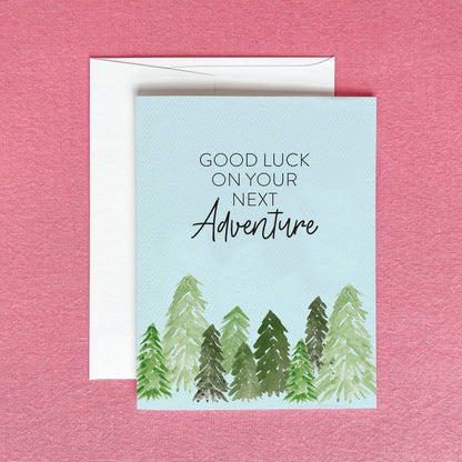 Congrats Greeting Card | Good Luck on Your Next Adventure