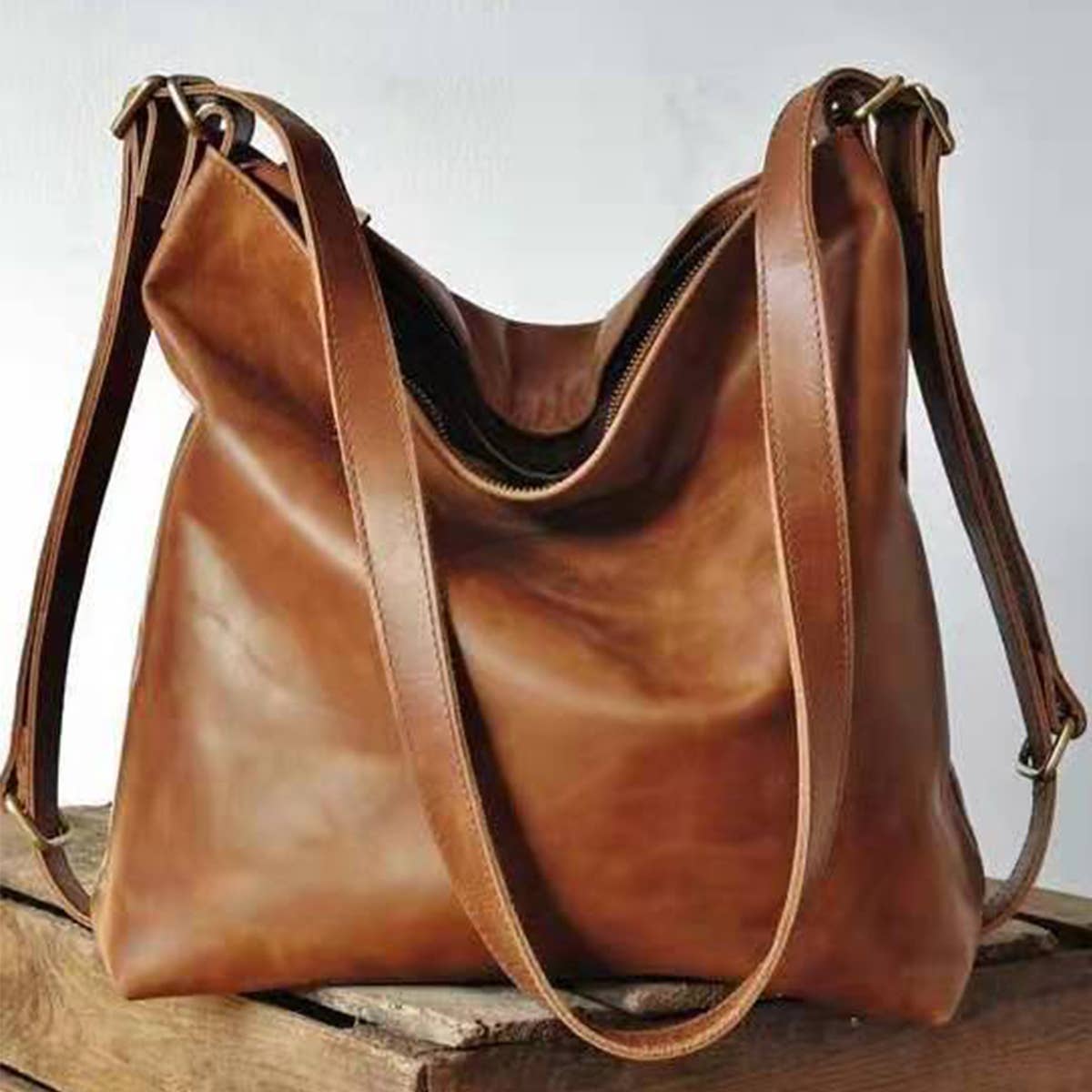 HANDBAG LEATHER BACKPACK FOR WOMEN