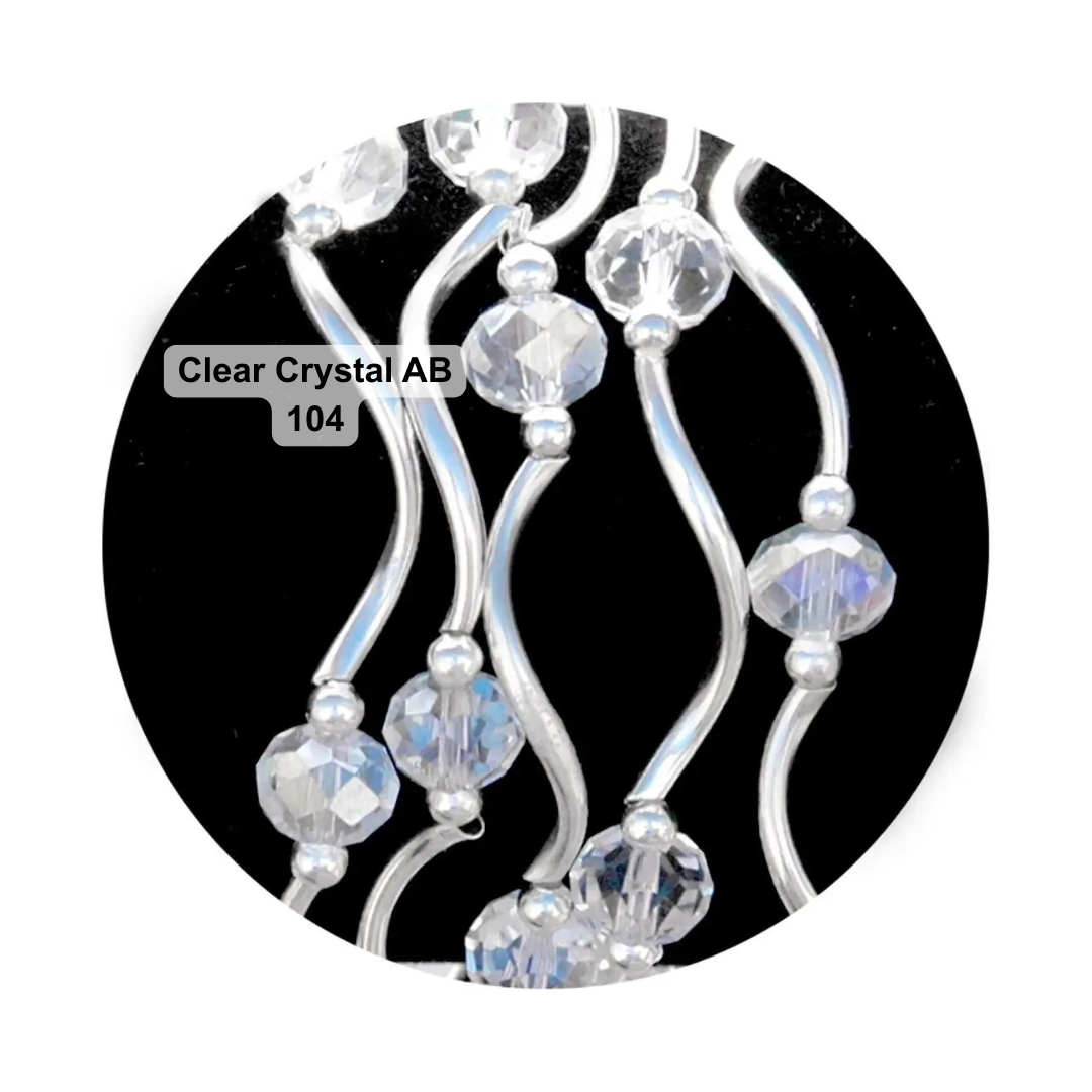 Classic Crystal Beaded Stretch Bracelets