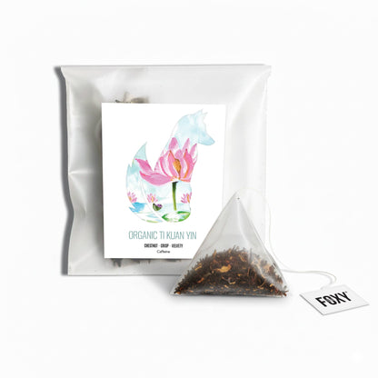 Single Serve Hand-Packed Loose Leaf Tea Pyramid
