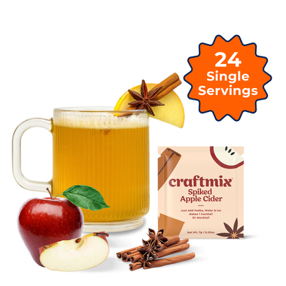 Spiked Apple Cider Cocktail / Mocktail Mixer -Single Packets