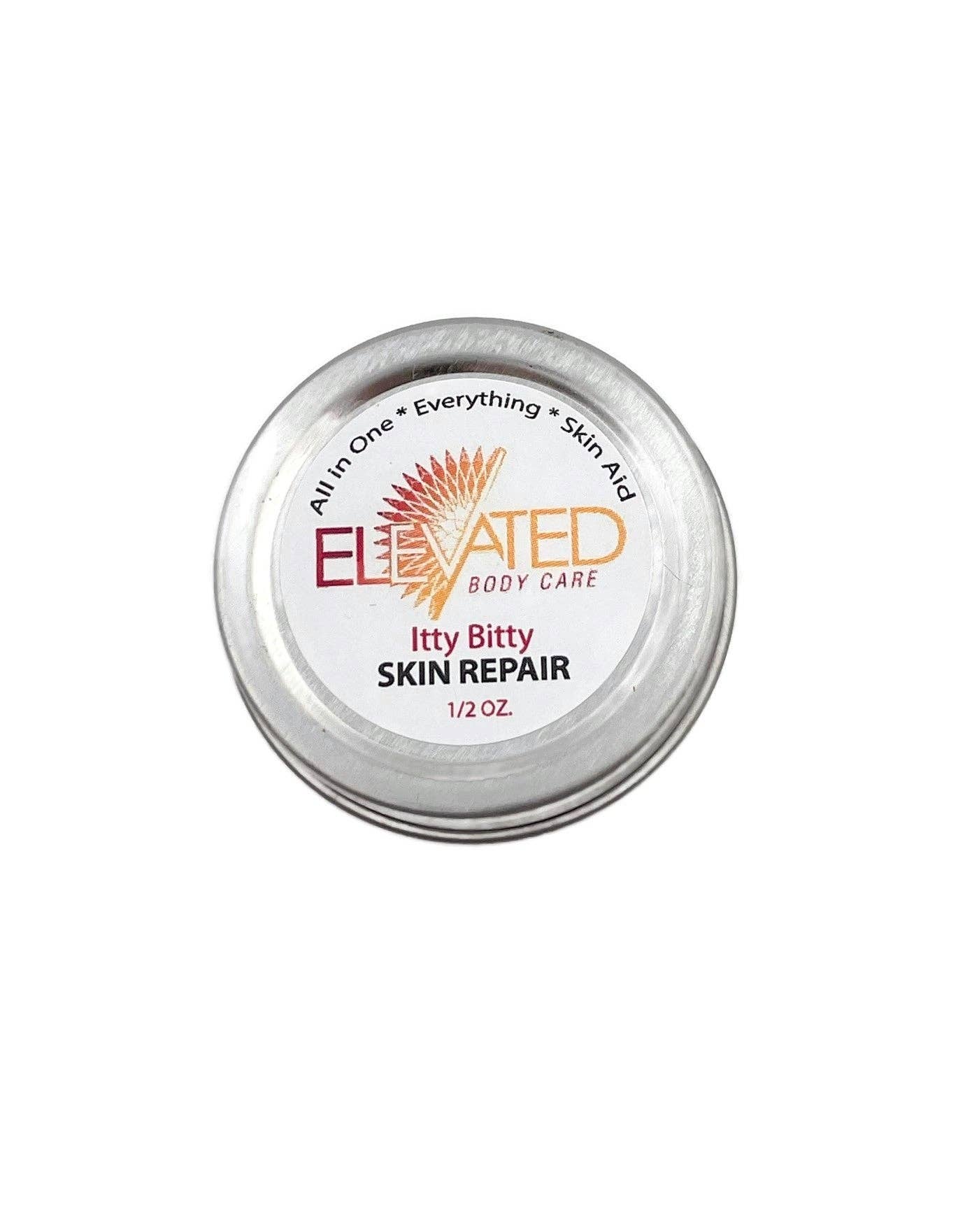 ELEVATED - Skin Repair (TRAVEL Size) Itty Bitty  / All Purpose Skin Aid  (1/2oz tin)