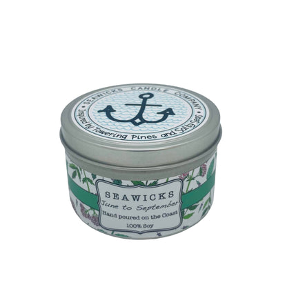 June to September 100% Soy Large Travel Tin