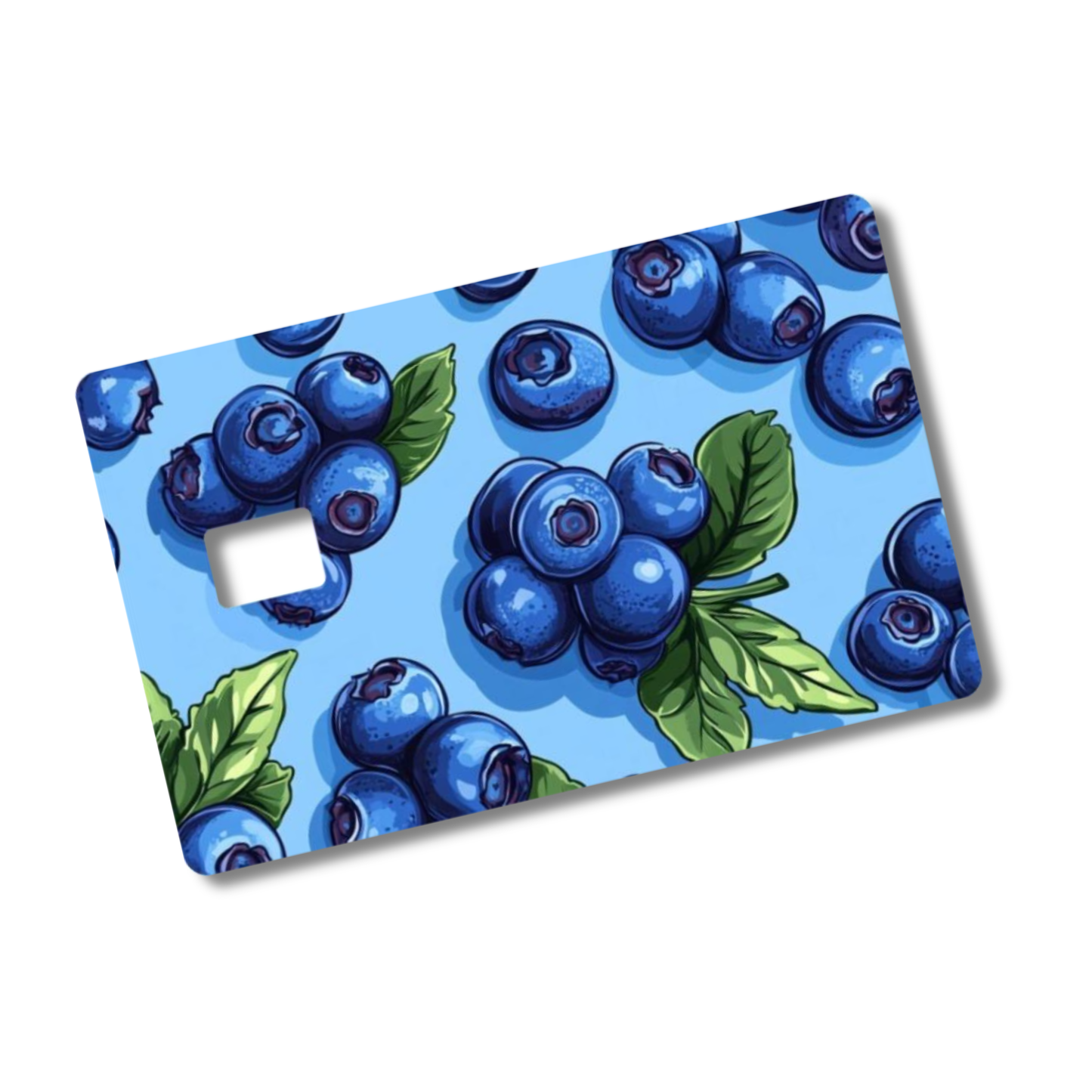 Maine Blueberries Credit Card Skins