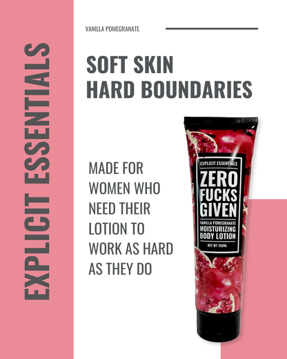 Zero Fucks Given Hand & Body Lotion