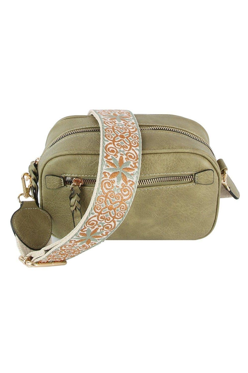 Boho Guitar Strap Women's Crossbody Bag