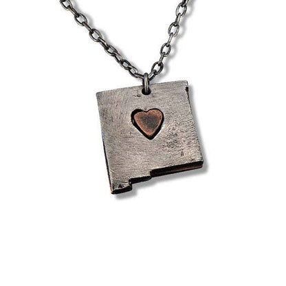 Home State Jewelry - Pewter State Necklace