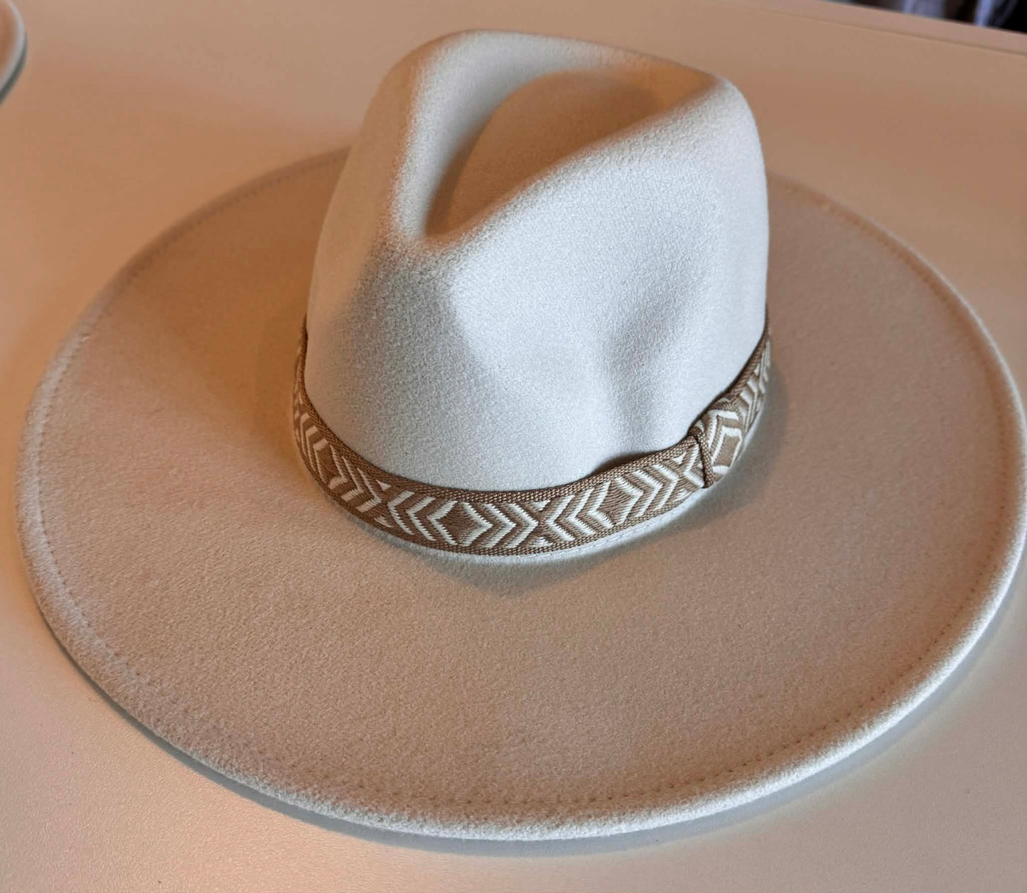 Women Boho Style Felt Fedora Hat