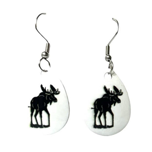 Wildlife Pair Moose Earrings Mountain Jewelry MAINE Nature