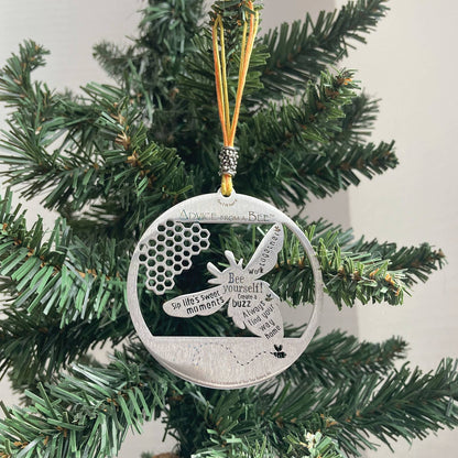 Advice from a Bee Ornament